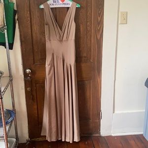 Silk fame partners bridesmaid dress